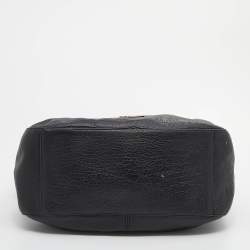 Pre Owned Dkny Black Leather Hobo