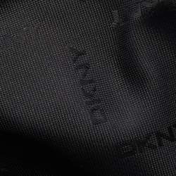 Pre Owned حقيبة كتف دي كيه إن واي جلد مبطن أسود