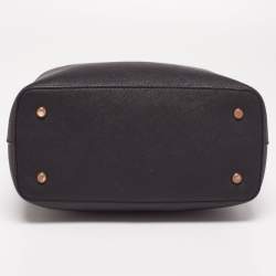Pre Owned Dkny Black Leather Bucket Bag