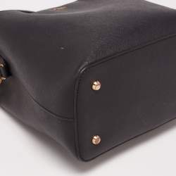 Pre Owned Dkny Black Leather Bucket Bag