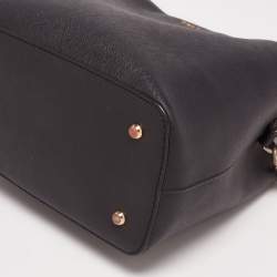 Pre Owned Dkny Black Leather Bucket Bag