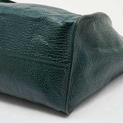 Pre Owned DKNY Green Leather Tote