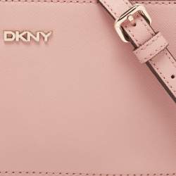 مملوكة مسبقًا DKNY Blush Pink Saffiano Leather Bryant Park Crossbody Bag