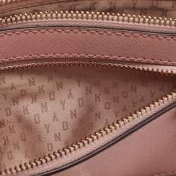 مملوكة مسبقًا DKNY Blush Pink Saffiano Leather Bryant Park Crossbody Bag
