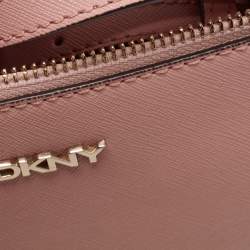 مملوكة مسبقًا DKNY Blush Pink Saffiano Leather Bryant Park Crossbody Bag