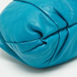 Pre Owned DKNY Blue Leather Hobo 