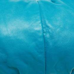 Pre Owned DKNY Blue Leather Hobo 