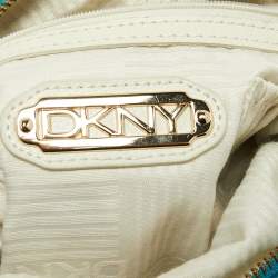 Pre Owned DKNY Blue Leather Hobo 