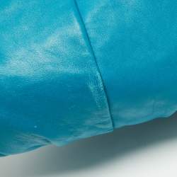 Pre Owned DKNY Blue Leather Hobo 