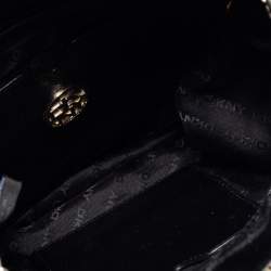 Pre Owned DKNY Black Signature Canvas Chain Shoulder Bag