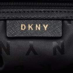 Pre Owned DKNY Light Pink Leather Large Bryant Top Zip Tote