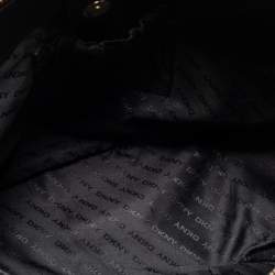 Pre Owned DKNY Black Saffiano Leather Tote
