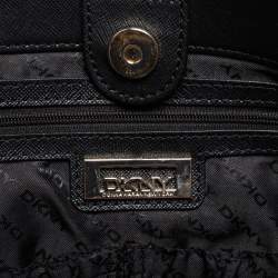 Pre Owned DKNY Black Saffiano Leather Tote