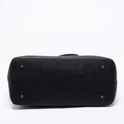 Pre Owned DKNY Black Saffiano Leather Tote