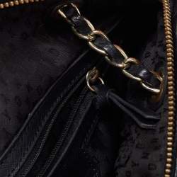 Pre Owned DKNY Black Leather Chain Shoulder Bag