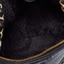 Pre Owned DKNY Black Leather Chain Shoulder Bag