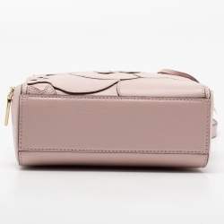 مملوكة مسبقًا حقيبة بيد علوية دي كيه إن واي سارا بوكس جلد وردي