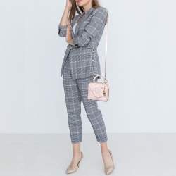 مملوكة مسبقًا حقيبة بيد علوية دي كيه إن واي سارا بوكس جلد وردي