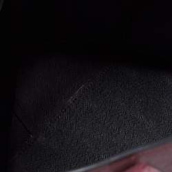 Pre Owned DKNY Burgundy Leather Shopper Tote