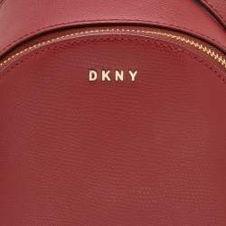 Pre Owned حقيبة كروس ظهر دي كيه إن واي  ميني بريانت جلد أحمر 