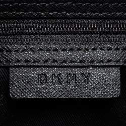 Pre Owned DKNY Olive Green Leather Large Bryant Park Chain Tote