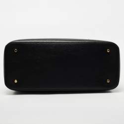 Pre Owned DKNY Black Leather Paige Satchel