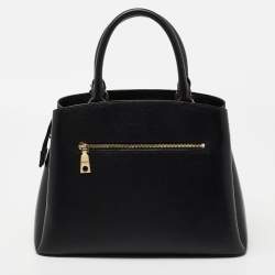 Pre Owned DKNY Black Leather Paige Satchel