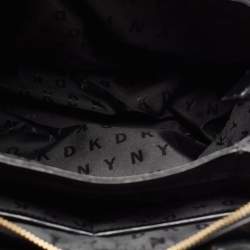 Pre Owned DKNY Black Leather Paige Satchel