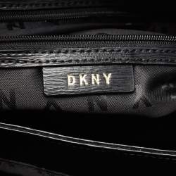 Pre Owned DKNY Black Leather Paige Satchel