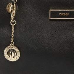 Pre Owned DKNY Black Saffiano Leather Bryant Park Shoulder Bag