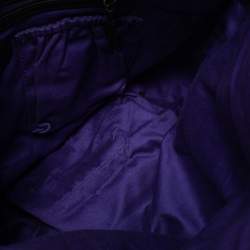 Pre Owned Dkny Black Canvas and Leather Shoulder Bag