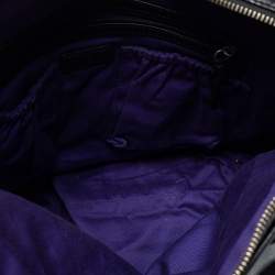 Pre Owned Dkny Black Canvas and Leather Shoulder Bag