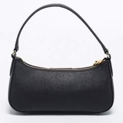 مملوكة مسبقًا DKNY Black Carol Leather Baguette Bag