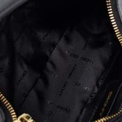مملوكة مسبقًا DKNY Black Carol Leather Baguette Bag