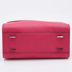 Pre Owned DKNY Pink Leather Shoulder Bag