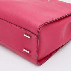 Pre Owned DKNY Pink Leather Shoulder Bag