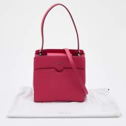 Pre Owned DKNY Pink Leather Shoulder Bag