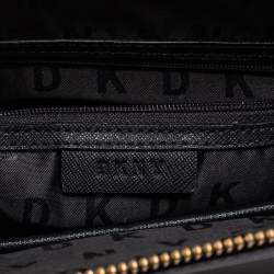 Pre Owned DKNY Burgundy Leather Zip Crossbody Bag