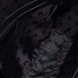 Pre Owned DKNY Burgundy Leather Zip Crossbody Bag