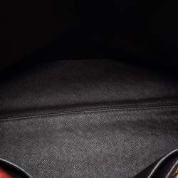 Pre Owned DKNY Brown Grained Leather Middle Zip Tote