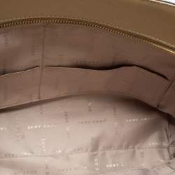 Pre Owned Dkny Beige/Brown SIgnature Canvas Tote