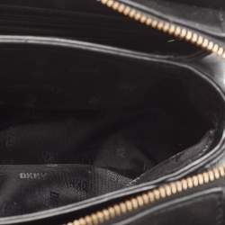 Pre Owned DKNY Black Leather Satchel