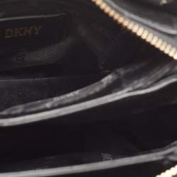 Pre Owned DKNY Black Leather Satchel