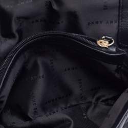 Pre Owned DKNY Black Quilted Leather Allen Flap Shoulder Bag