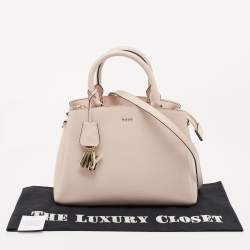 Pre Owned DKNY Pink Leather Paige Dome Satchel