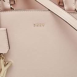 Pre Owned DKNY Pink Leather Paige Dome Satchel