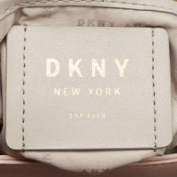Pre Owned DKNY Pink Leather Paige Dome Satchel