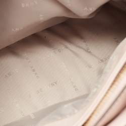 Pre Owned DKNY Pink Leather Paige Dome Satchel