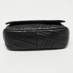 Pre Owned DKNY Black Quilted Leather Allen Shoulder Bag