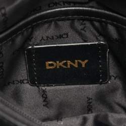 Pre Owned DKNY Black Quilted Leather Allen Shoulder Bag